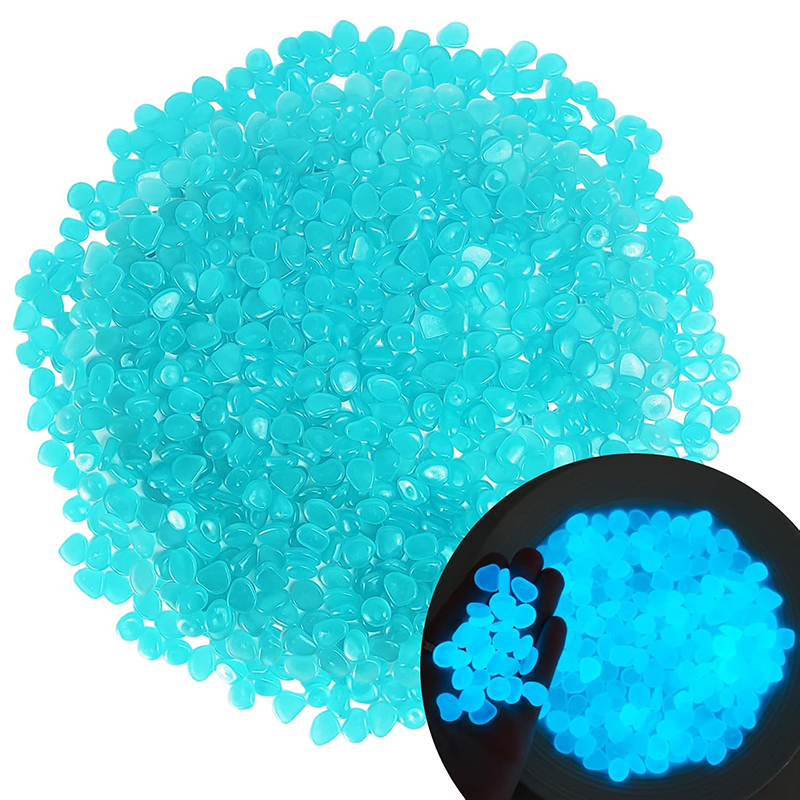 2000 Pack Luminous Stone, Colored Glow-in-The-Dark Stone, Can be Used as a Fish Tank or Interior/Exterior Decoration, Garden Walkway, Plant Pot