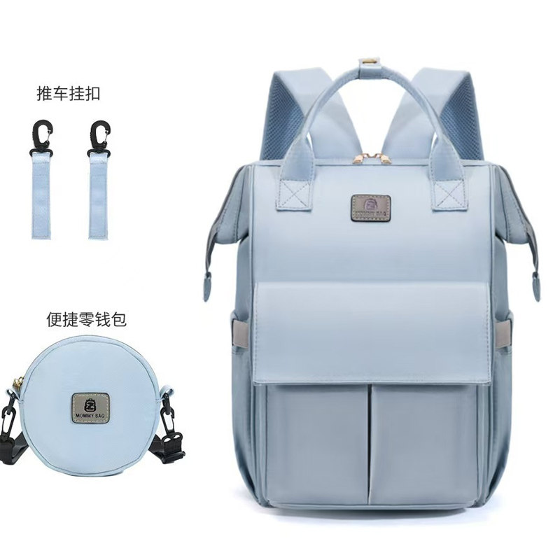 Diaper Bag Backpack with Stroller Straps & Pacifier Holder, Large Capacity Baby Nappy Bag for Mom & Dad, Waterproof Maternity Travel Backpack with Multi-Pockets, Stylish Baby Essentials Organizer