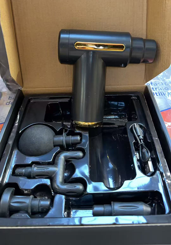 AEMAI Mini Massage Gun Deep Tissue Percussion Muscle Massager - Portable Handheld Fascia Gun with 4 Heads, 30W High-Torque Motor, Type-C Rechargeable 1800mAh Battery for Pain Relief, Gym, Office & Travel