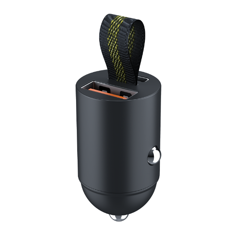 Caricatore del telefono per auto, caricabatterie per auto USB,Caricatore Caricatore per auto USB C 30W | Accessori automobilistici in lega di alluminio, adattatore a spina per veicoli a ricarica rapid