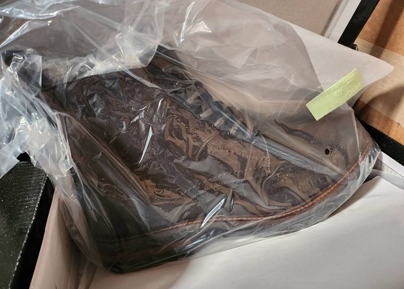 JEDER'S Men's Mid-Top Leather Boots, Classic Lace-Up Work Boots, Stylish Casual Ankle Boots for Men, Brown/Black