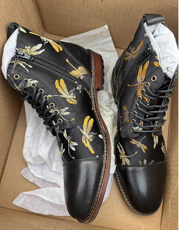 JEDER'S Men's Fashion Shoes Collection, Genuine Leather Boots, Velvet Loafers & Studded Dress Shoes, Assorted Styles for Party & Office