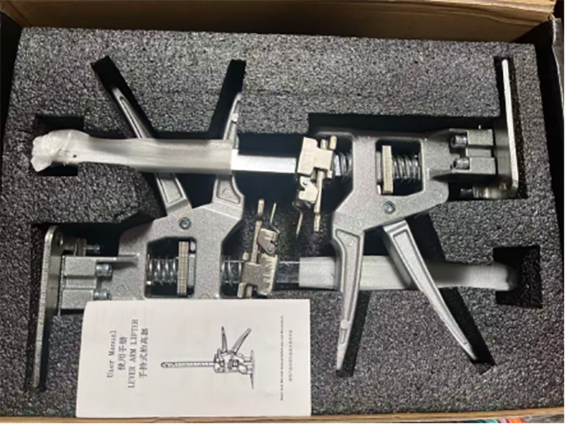 2Pcs Labor Saving Arm Jack, 12in Handheld Tile Lifter & Cabinet Jack, Multi-functional Wall Leveling Tool for Door & Furniture Installation