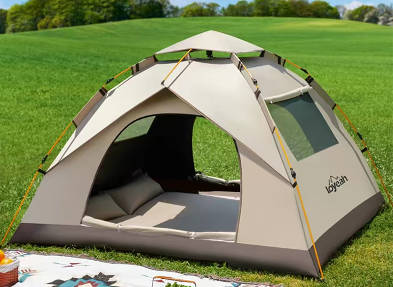 3-4 Person Automatic Pop Up Camping Tent, Easy Setup Waterproof Instant Family Tent for Hiking & Beach - Wholesale Liquidation Special Offer.
